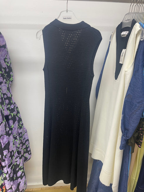 Victoria Beckham 90s Pointelle Sleeveless Dress - Polo Kleid